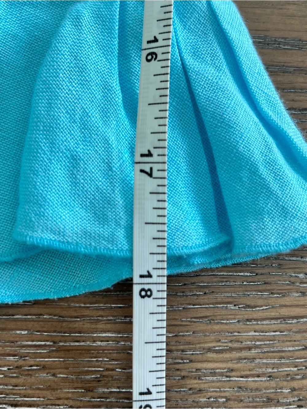 Talbots Bright Aqua Linen Shirt Jacket Size 6 - Picture 13 of 14